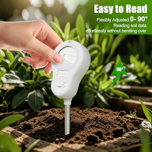Kit de test de sol 6 en 1 SPECILITE blanc pour analyse et jardinage - 4