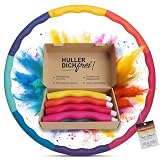 Elli Hoop® M   DAS ORIGINAL   Hula Hoop Reifen, Gymnastikreifen zum Abnehmen, Fitness für Erwachsene. Anfänger & Fortgeschrittene geeignet [104cm, 1,3kg, bunt]