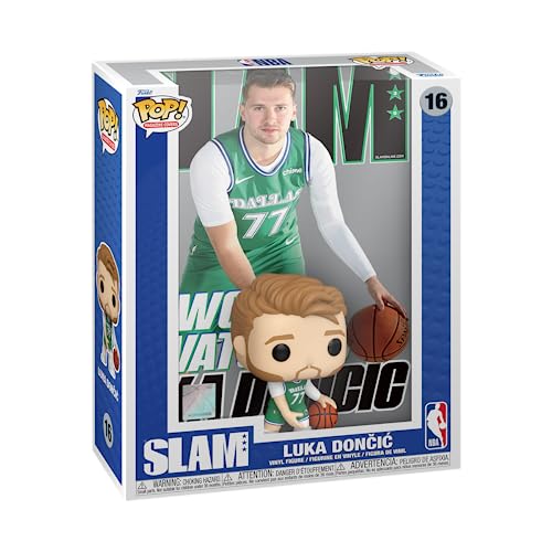 Funko Pop! NBA Cover: Slam, Luka Doncic, Collectable Vinyl Figure, Gift Idea, Official Merchandise, Toys for Kids & Adults - Image 2