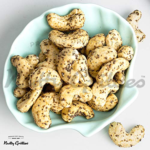 Image of Nutty Gritties Salted Cashews Nuts, Roasted Pepper (21g (Pack of 20))