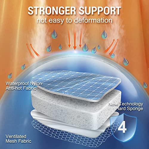 Image of CUBIZ Garment Steamer Ironing Glove, Waterproof Anti Steam Mitt with Finger Loop, Complete Care Protective Garment Steaming Mitt, Heat Resistant Gloves for Clothes Steamers (1 x MULTI-COLOR)