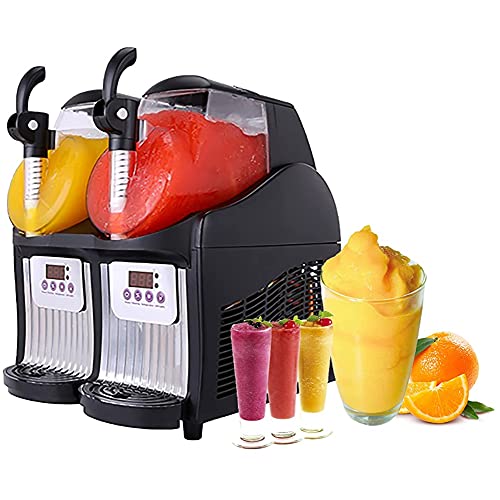 XINDONG Kommerzielle EIS-Slush-Maschine 2x2.5L Doppeltank-Slushie-Maschine mit Dickeneinstellung Maschine für Gefrorene… – Bild 8