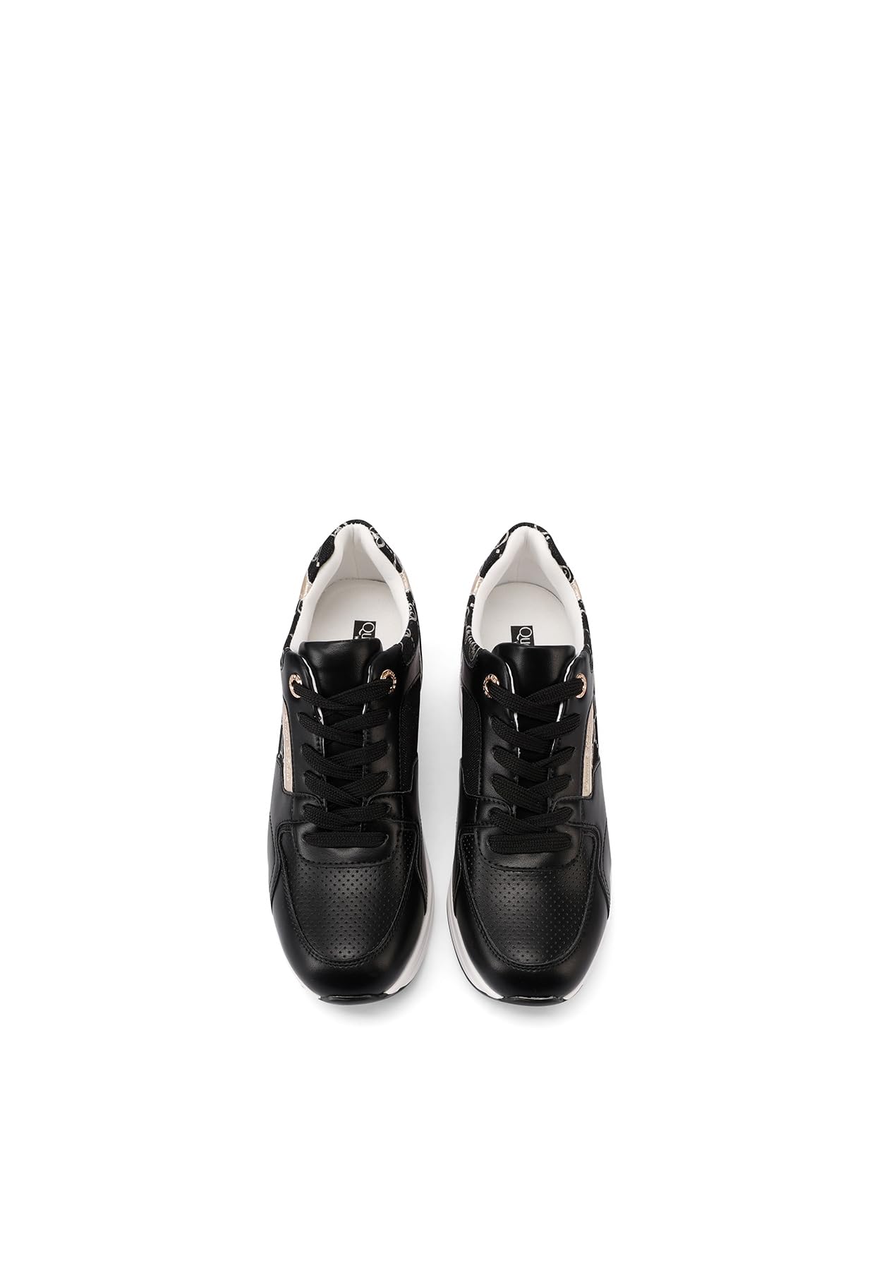 QUEEN HELENA Zapatillas de deporte de plataforma altas casuales para mujer X32-22