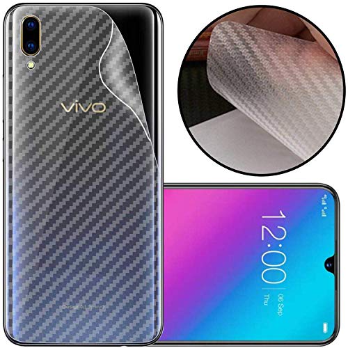 Image of Compatible with Vivo Y91 Back Screen Protective Film Carbon Fiber Skin Transparent Screen Guard Sticker