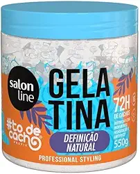 SALON LINE GELATINA TODECACHO DEFINICAO NATURAL 550G