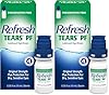 Refresh Tears PF Preservative-Free Artificial Tears Lubricant Eye Drops, 0.33 fl oz (10 mL) (Pack of 2)