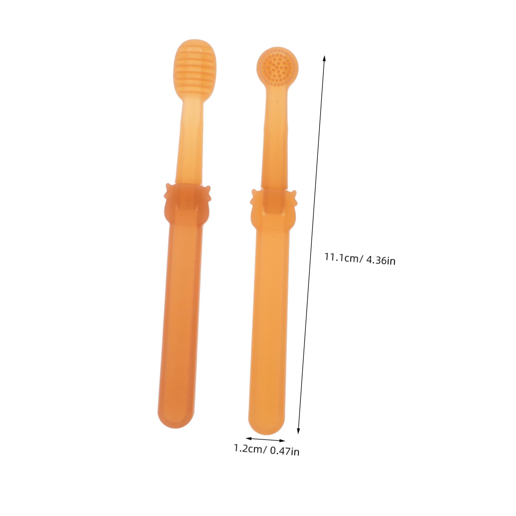 Levemolo 360° Dual-Head Pet Toothbrush Set Soft Silicone Toothbrush for Cats Dogs Puppy Small Dog Brushing Kit for Oral Health