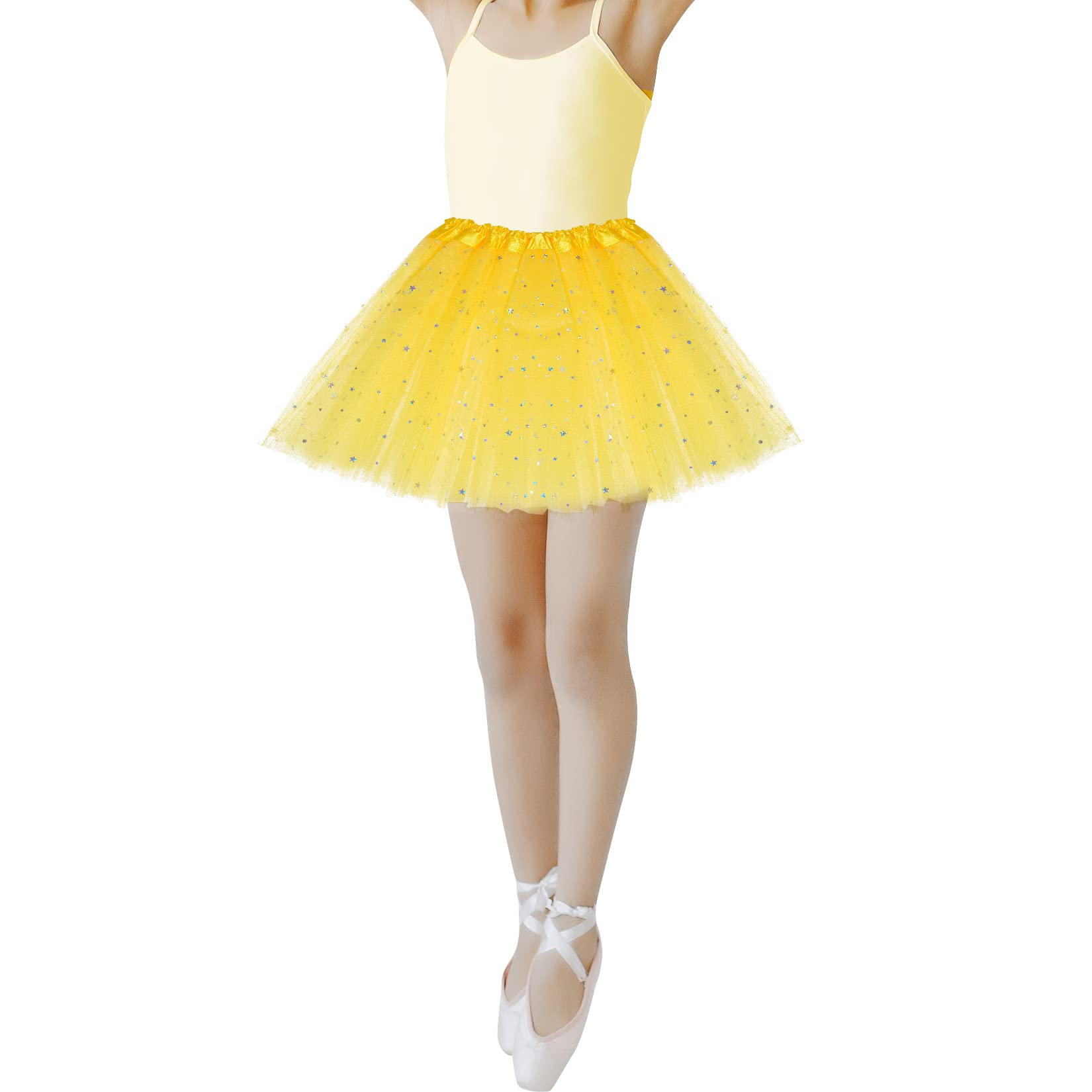 baotongle Lot de 7 mini jupes en tulle pour carnaval, anniversaire, Halloween, fête
