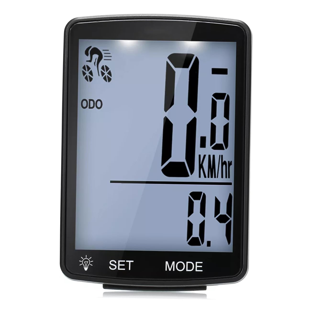 Sosoport Compteur Velo sans Fil pour Bicycle, Compteur de Vitesse de Vélo et Odomètre, Écran LCD, Design Compact et Léger Cyclisme