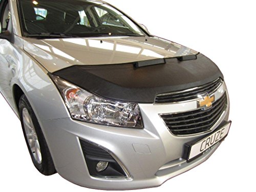 Custom Car Hood Bra Compatible with Chevrolet Cruze, Daewoo Lacetti Premiere 2008-2016 Front End Nose Mask Bonnet Bra STONEGUARD Protector Tuning