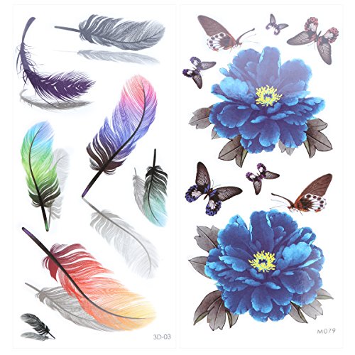 ROSENICE タトゥーシール 3D 刺青シール 8枚