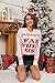 LUBOT Ugly Christmas Sweaters for Women Cute Fuzzy Funny Wintertime and Holiday Parties Knitted Pullover Sweater FABYULEUS Large