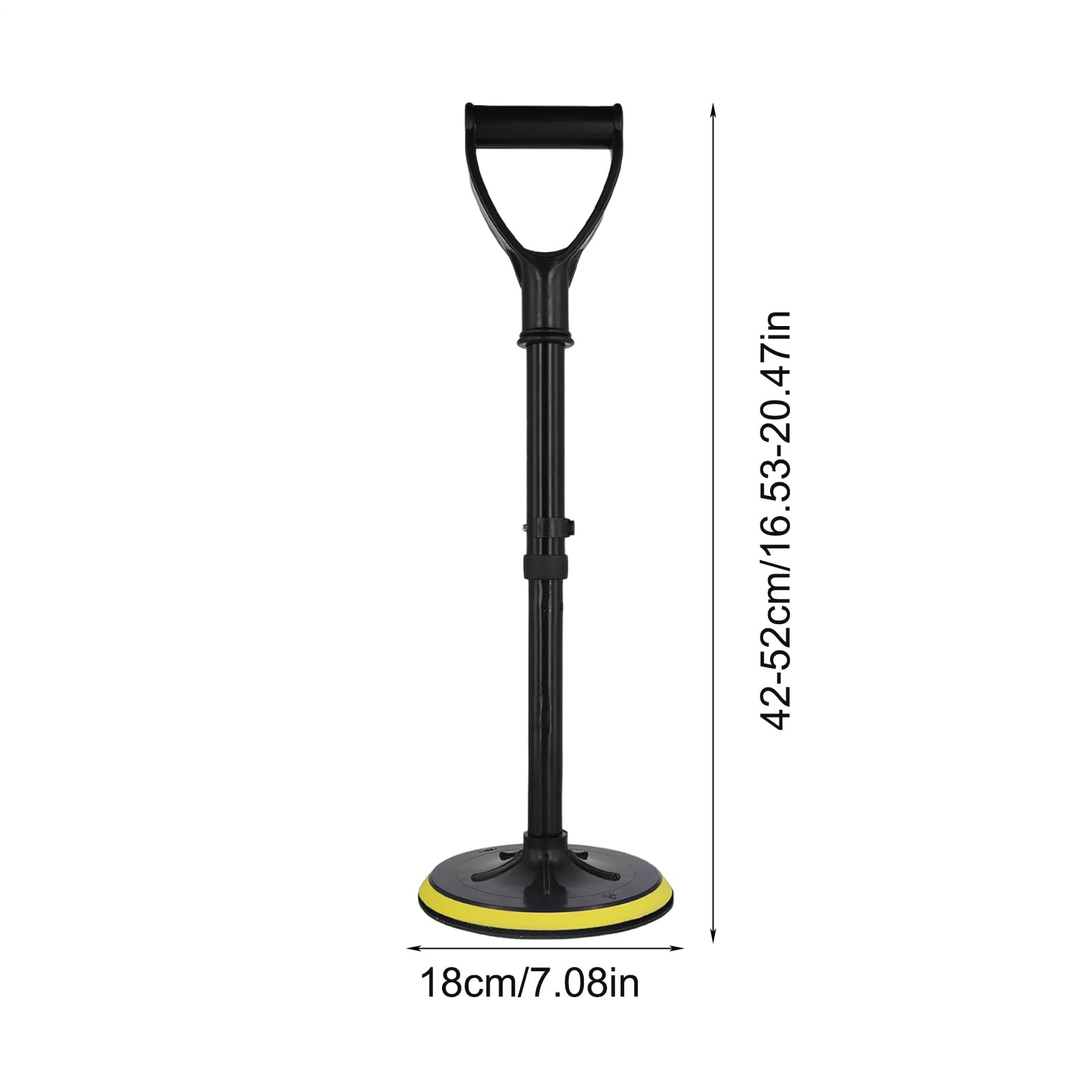 Ausili per la mobilità per anziani, dispositivo di supporto solido in | piedi, attrezzatura di sollevamento stabile per assistenza abitativa, supporto portatile per letto, divano, giardino, bagno o