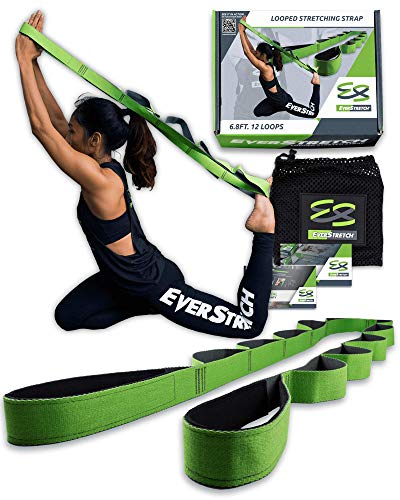 EverStretch Non-Elastic Stretching Strap with Loops - Move Freely with This Looped Stretch