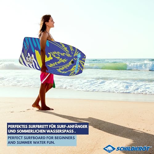 Planche de bodyboard mousse EPS Schildkröt 93x46 cm avec sangle de sécurité