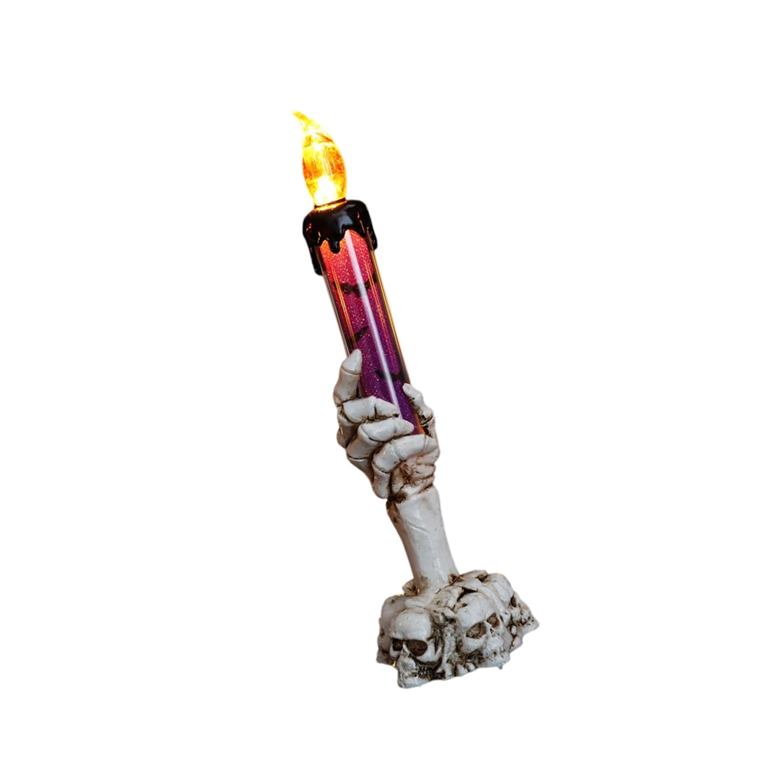 Sisyeuo Time Use LED Hand Halloween Decoration Battery Operated Safe Holiday Centerpiece Accessory Halloween Lights Outdoor