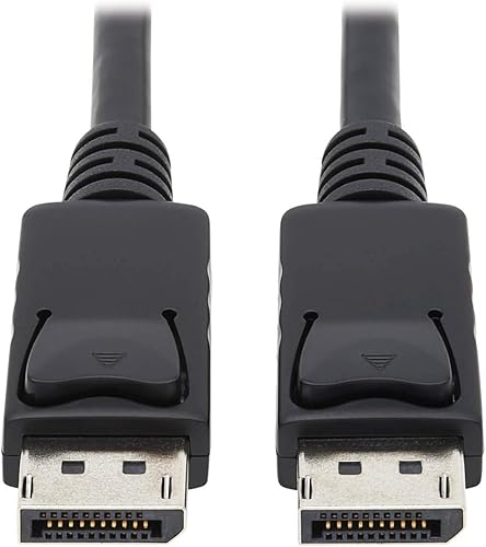 Tripp Lite Cable DisplayPort con pestillos (MM), DP a DP, 4K x 2K, 6 pies (P580-006), negro