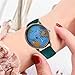 Imagen de Gierzijia Reloj de pulsera con esfera de mapa del mundo