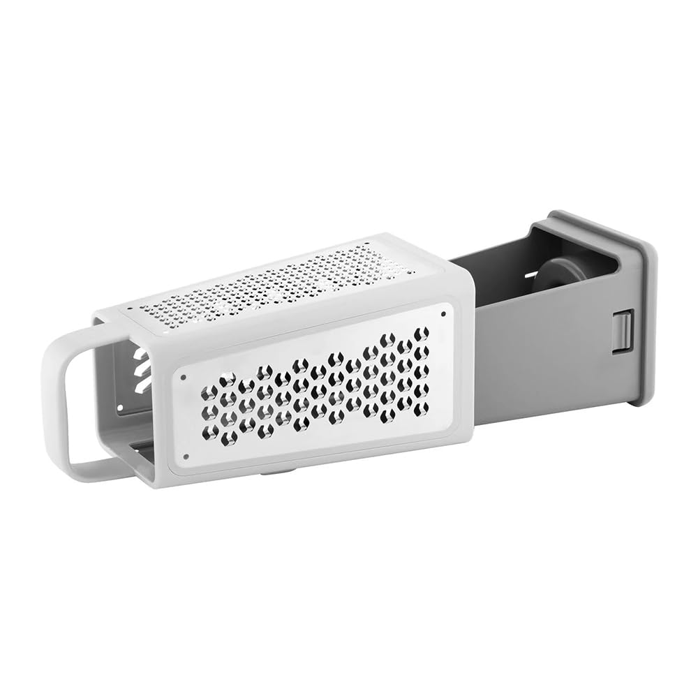 ZWILLING Trasmissione quadrata Z-Cut, multifunzionale, lama in acciaio inossidabile, custodia in plastica, tecnologia di molatura bidirezionale, grigio