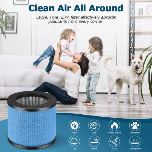 Image of TPAP002 Filter Replacement for TOPPIN TPAP002 Air Purifier Comfy Air C1 | 4-in-1 Air Purifier Filter for TOPPIN TPAP002, Compare to Part #TPFF002, 3 Pack