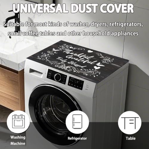 Image of NYZE Washer and Dryer Top Protector Mat, Washer Dryer Cover 23.6 inchx19.7 inch