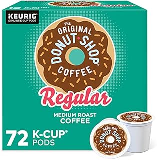 The Original Donut Shop Keurig Single-Serve K-Cup Pods, Regular Medium Roast Coffee, 72 Count