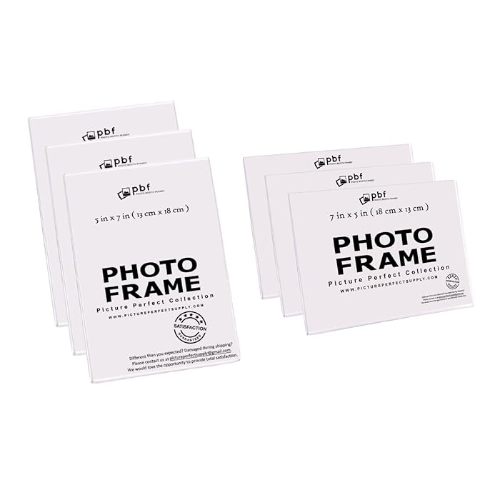 Buy Photo Booth Frames 5x7 Inch Clear Acrylic Picture Frame