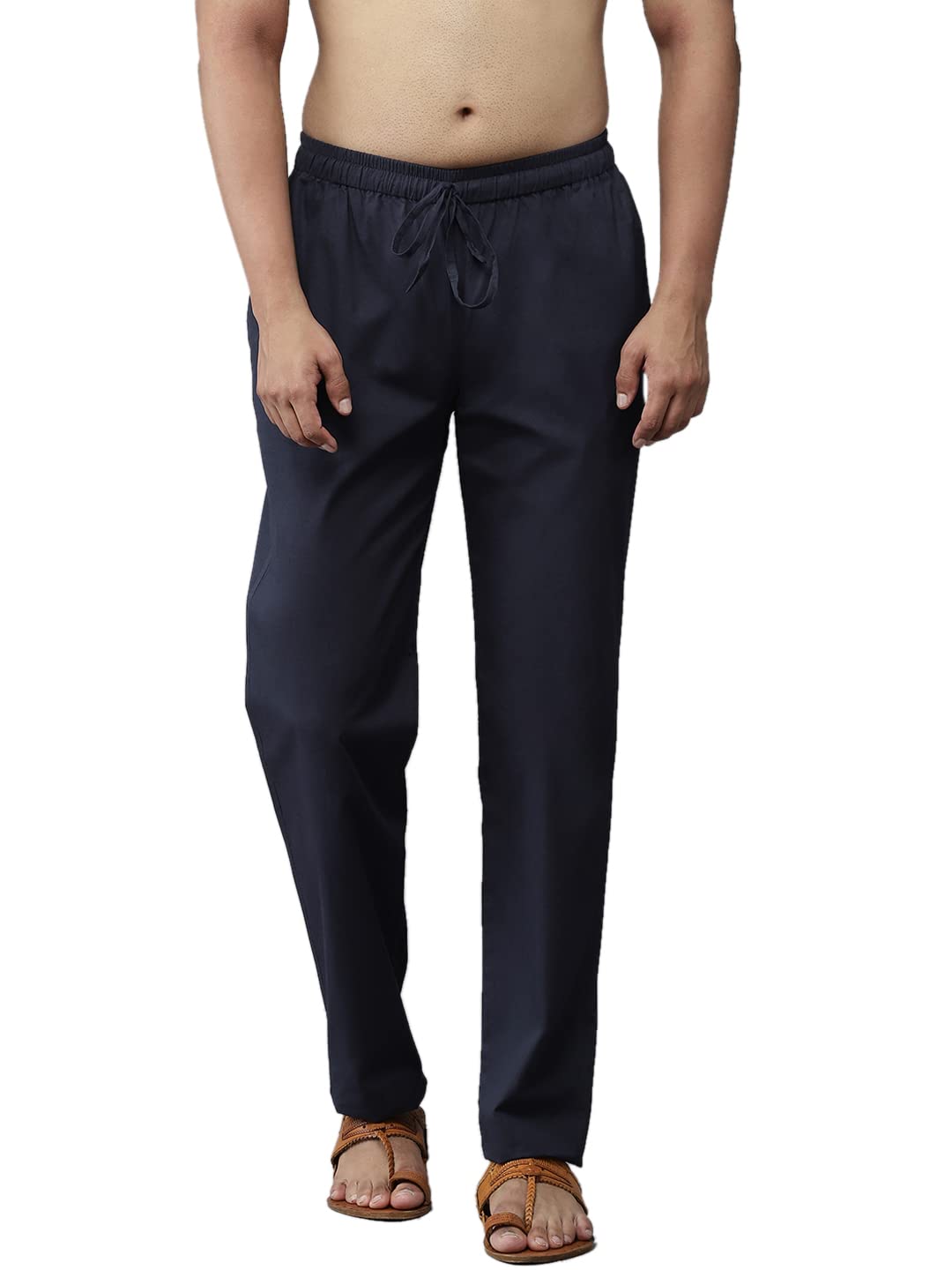 see designs Men Cotton Ethnic Pyjama Navy Blue 3XL-picture-29