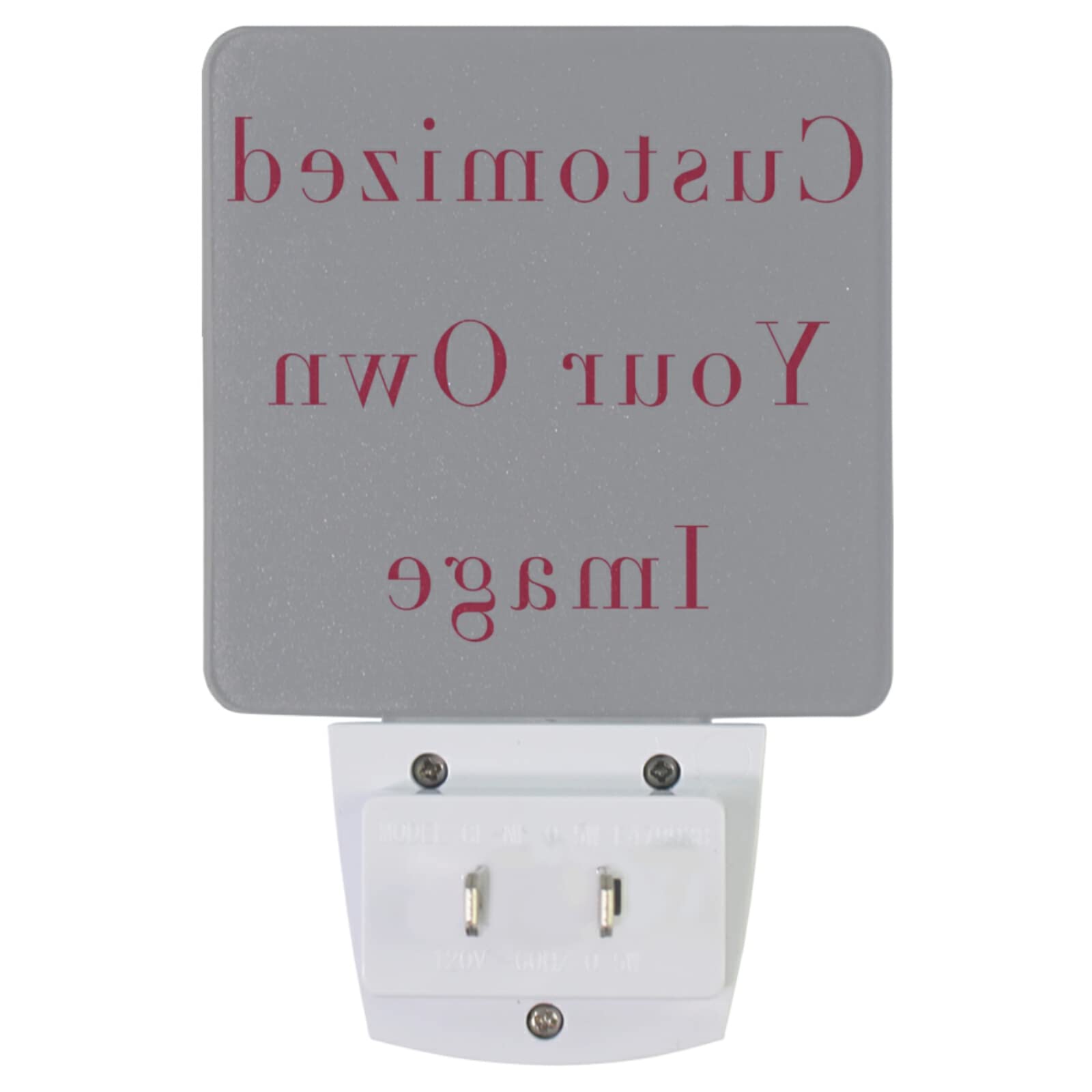 Vdsrup Custom Night Light Set of 2 Personalized Nightlights Plug in LED Nightlight Auto Dusk to Dawn Sensor — view 4