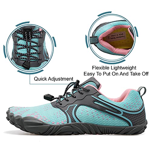 Image of L-RUN Water Shoes Women Quick-Dry Kayak Shoes Blue M US (7.5 Women /6 Men)=EU38