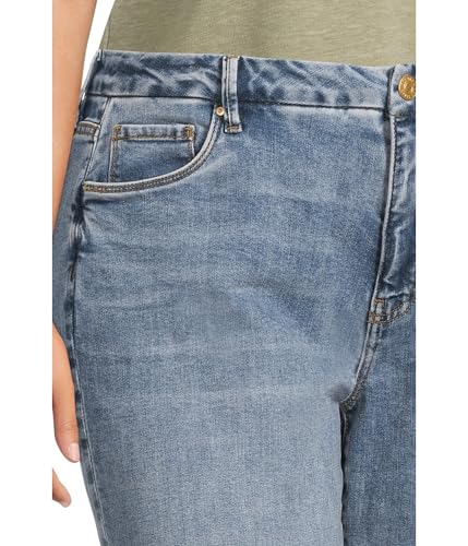 KUT from the Kloth Women's Plus Size Meg High Rise Fab Ab Wide Leg Raw Hem-Long Inseam4