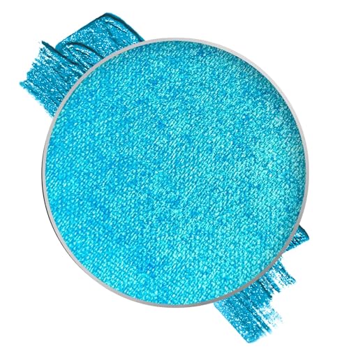 Image of Mehron Paradise FX Metallics - Metallic Light Blue 0.25 oz | Pro Water-Activated Shimmer Paint for Raves, Costumes, SFX, Halloween, Stage, Screen, Theater & Cosplay
