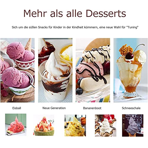 LANGTAOSHA Softeismaschine, Eismaschine Für Zu Hause, Automatische Eiscrememaschine Für Gefrorenen Joghurt… – Bild 5