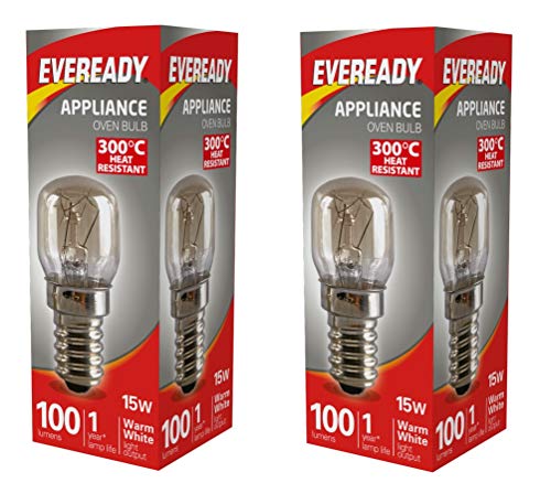2x Eveready Appliance Bulb 15W