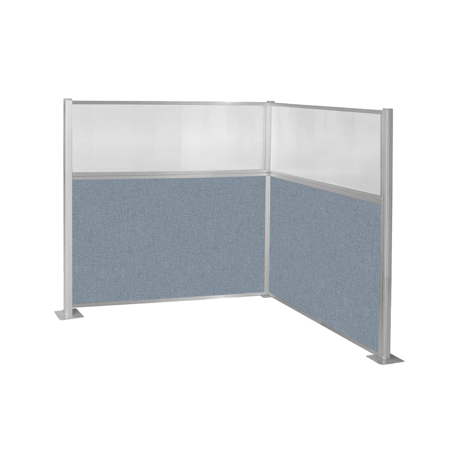 Buy VERSARE Hush Panel Cubicle Kit 6' x 4' “L” Shape Workstation Wall