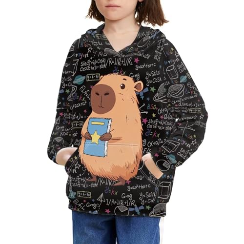 JEOCODY Hoody Sweatshirt Unisex Kids Cute Long Sleeve Pocket Pullover