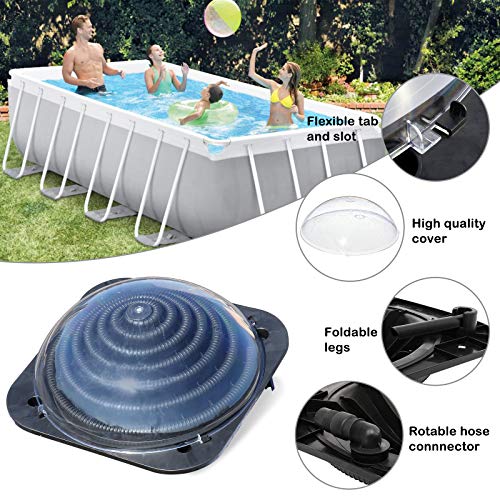 Vingli POOL HEATER Above Ground Domed Solar Powered Swimming Pool Heater Contour Pool Heating Coil thumb #1