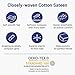California Design Den 6 Pc Queen Size Sheet Set with 4 Pillowcases - Soft 400 Thread Count 100% Cotton Sheets, Sateen, Deep Pockets with All Around Elastic, Cool, Durable Bedding Set - White