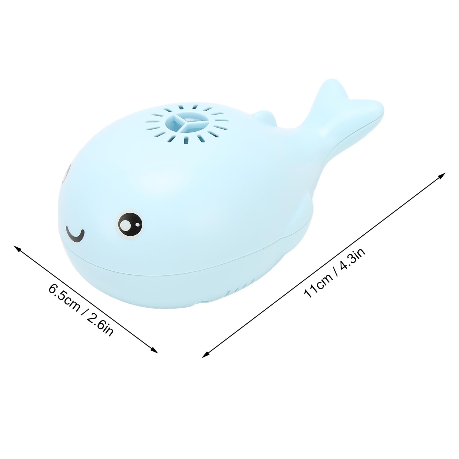 Whale Floating Ball Toy, Cartoon with USB Charge, Durable Electric Blowing Toy for Baby for Kids (Blue) - Image 4