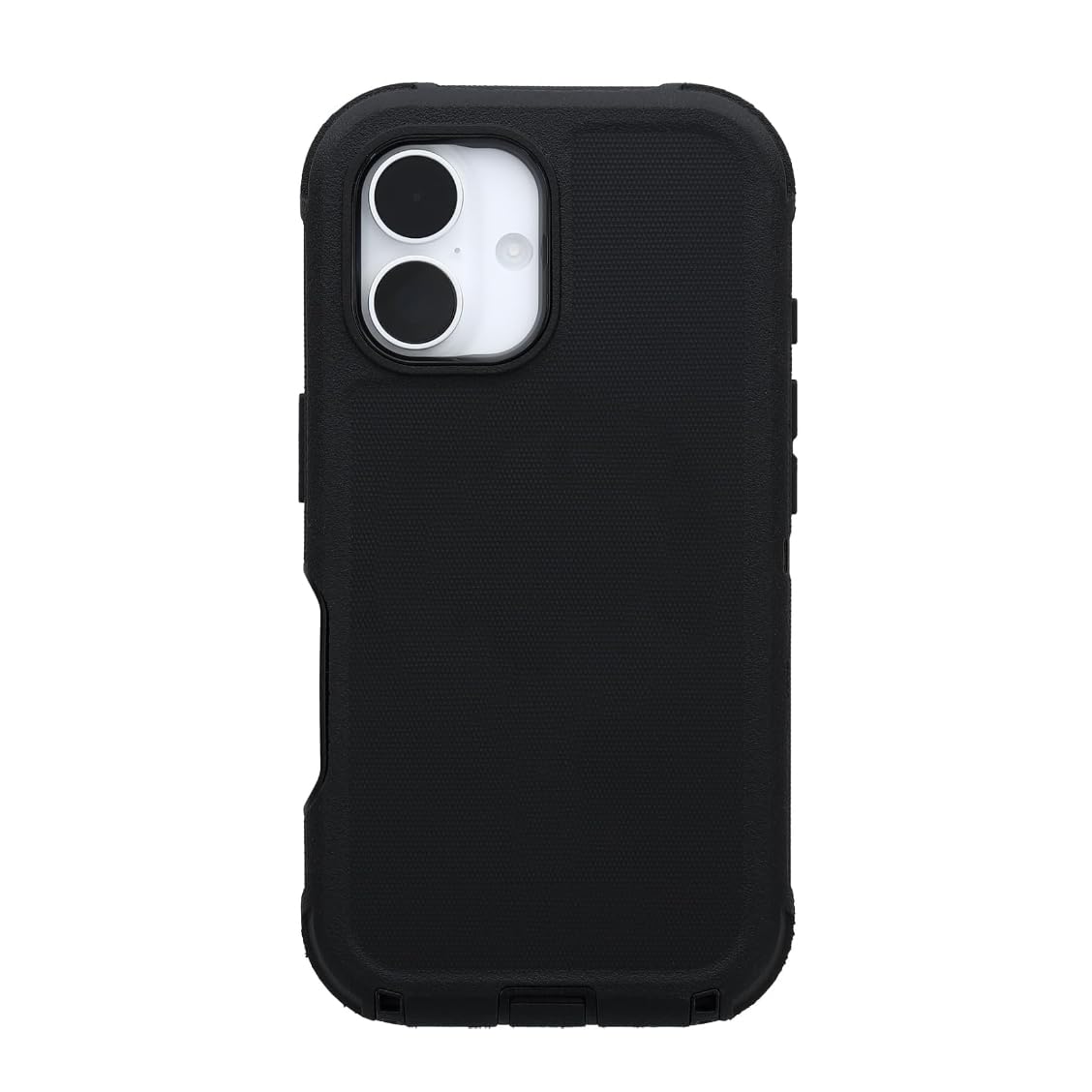 Defender Case Compatible with Samsung iPhone 16 Black Phone Case for Defender 16