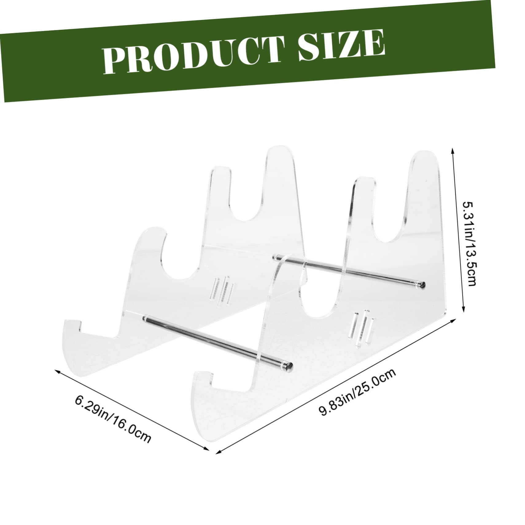 SHOWERORO Acrylic Keyboard Display Stand 3 Tier Keyboard Riser Perfect for Organizing