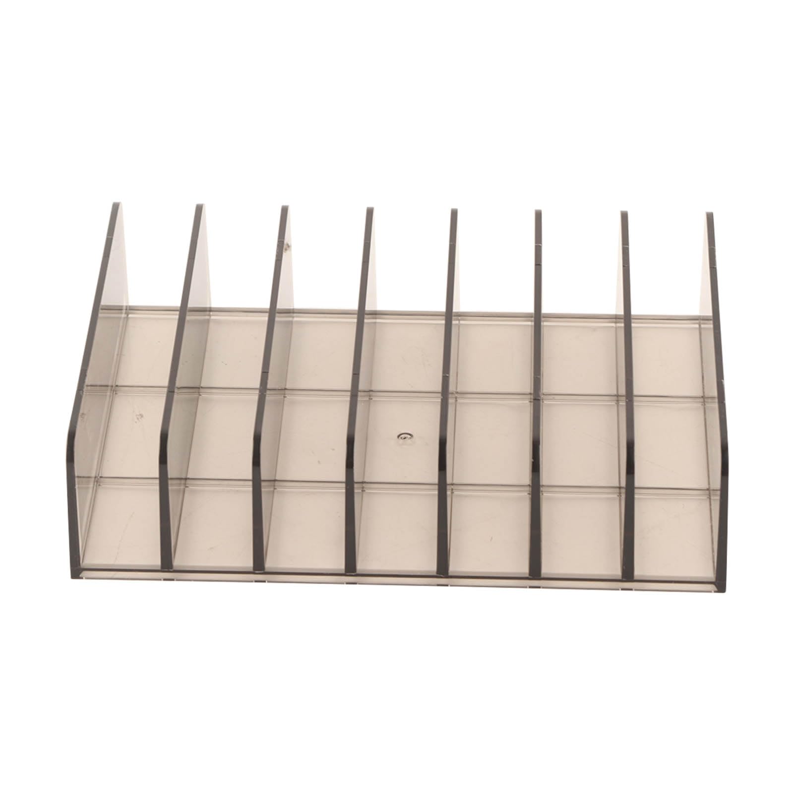 Tuzazo Acryl Make-up Organizer 2er-Set - 7 Fächer Palette Für Lidschatten, Rouge, Konturen & Mehr, 12,4x17x4,1 Cm