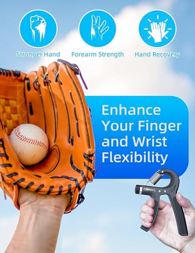 Hand Grip Fortalecedor de Mãos Punhos E Dedos Molas Ajustáveis Exercitador De Resistência Para Fisio