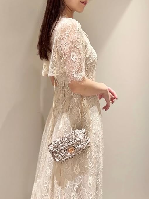 snidel レースボレロドレス Amazon.co.jp: [スナイデル] レースボレロドレス SWFO251068