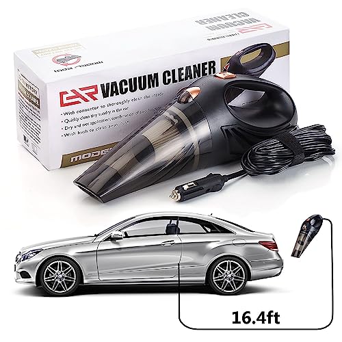 Car Vacuum Cleaner - Car Accessories - Small 12V High Power Handheld Portable Car Vacuum w/Attachments, 16 Ft Cord & Bag - Detailing Kit Essentials for Travel, RV Camper - Image 6