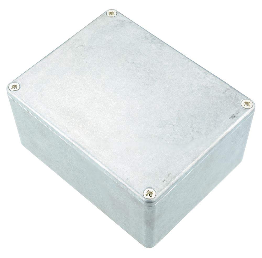 Hammond1550C Natural Diecast Aluminium Enclosure 115.7 x 90.5 x 54.9mm