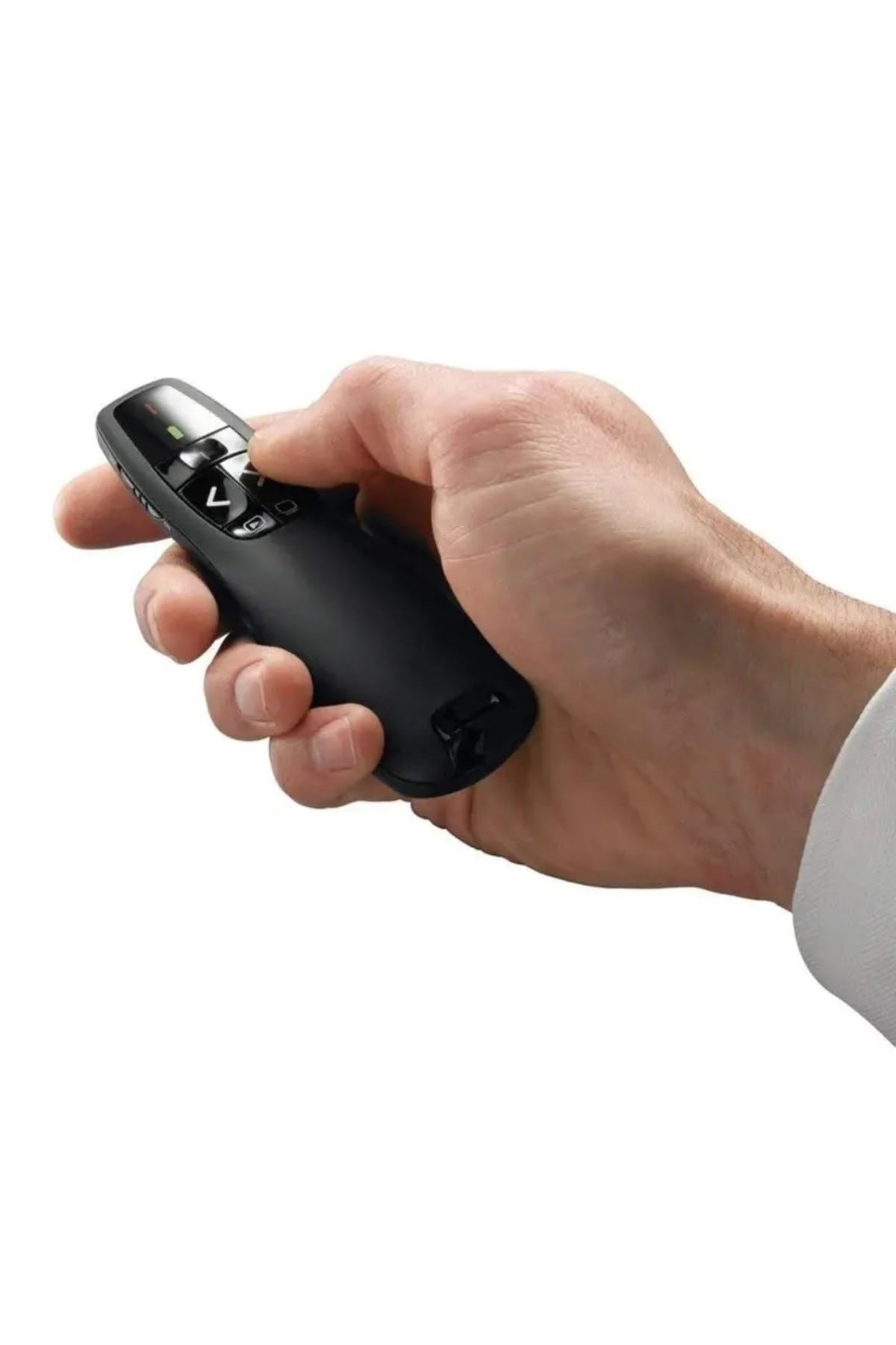 gaman Kablosuz Sunucu Lazer Powerpoint Sunum Cihazı Usb Alıcılı Slayt Değiştirici Denetleyici+pil Siyah