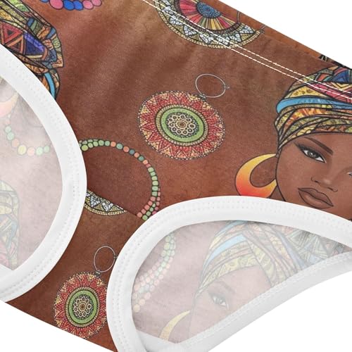 Vibrant African Headwraps Prints Toddler Girls Underwear 2t Cotton Panties for Girl Florals Briefs Underpants4