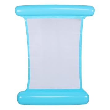 Pool Hammock, Lightweight and Portable Foldable Hammock Floating Hammock for Swimming Pools and Beaches(Sky Blue)