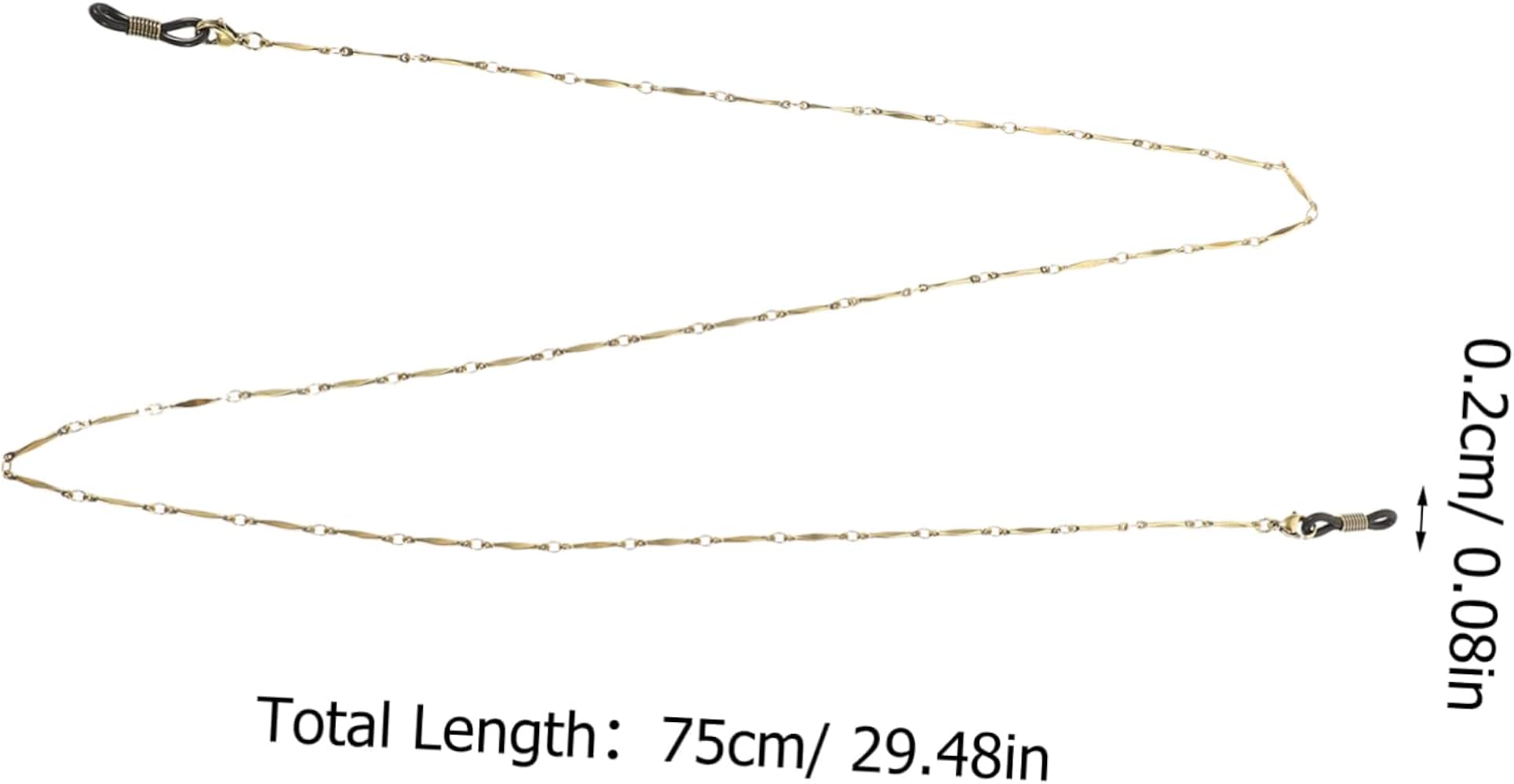 SAFIGLE Vintage Bronze Eyeglass Chain Cord Strap Stylish Glasses